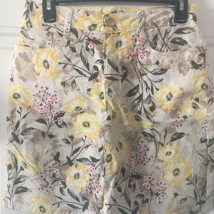 Croft & Barrow Floral Skort